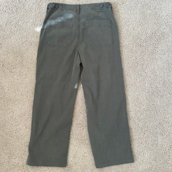 American Eagle Stovepipe Leg Stretch Green Pants NWOT - Picture 4 of 9